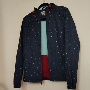 Penguin Small Dark Blue Men's Windbreaker Jacket